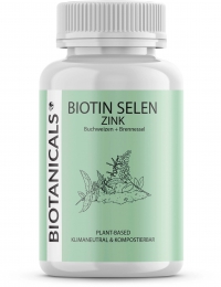 BIOTANICALS Biotin Selen Zink, Dose 120 Kapseln